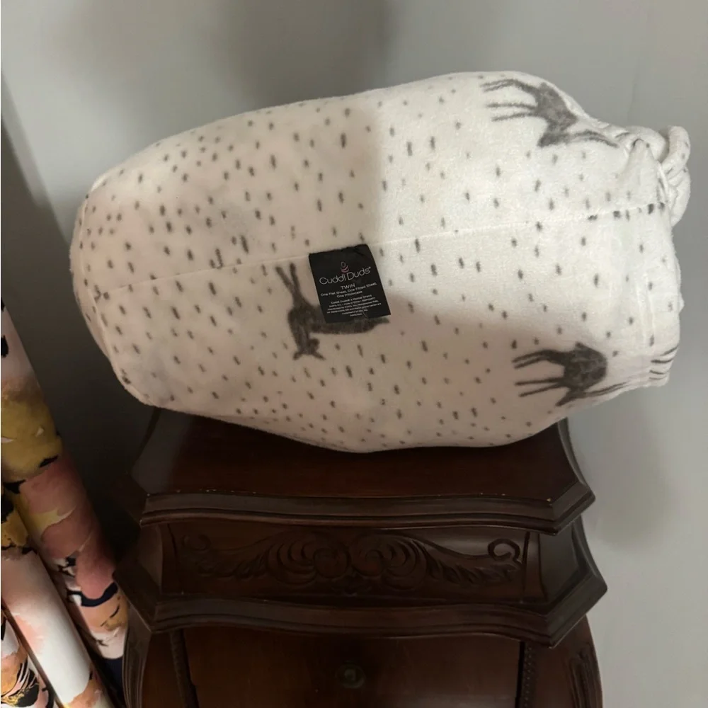 Cuddl Duds Gray Deer Bedding Sheets